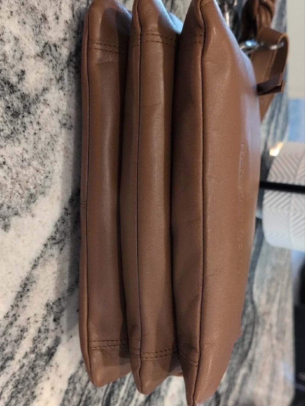 Harbour 2Nd Leather 3 Pocket Satchel Bag with Braided Strap